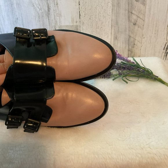 Alex + Alex Women's Size 9.5 EU Size 40 Loafers Pink & Black Shoes Flats Buckle - Picture 6 of 13